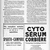 2167 - Page 2068 - Dernières nouvelles. Société française d’Angeiologie et d’Histopathologie / Médaille jubilaire du Dr J. -P. Lamare / Association Générale des Médecins de France / Syndicat de Cannes