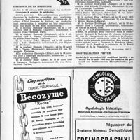 2170 - Page 2071 - A travers l'officiel. Exercice de la médecine / Hôspitalisation privée