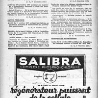 2221 - Page 2122 - A travers l'officiel. Salaires / Santé publique / Substances vénéneuses
