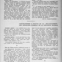 2296 - Page 2193 - Partie professionnelle. Le mot du lecteur. Réflexions d’un jeune praticien sur la médecine actuelle / Controverses à propos de la « multivalence » des médecins-conseils de la sécurité sociale