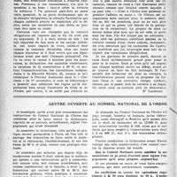 2301 - Page 2198 - Partie professionnelle. Le mot du lecteur. Toujours à propos de la retraite / Lettre ouverte au conseil national de l'ordre
