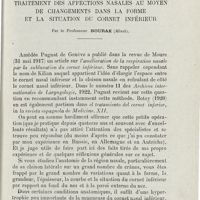 0055 - Page 53 - Mémoires. Traitement des affections nasales au moyen de changements dans la forme et la situation du cornet inférieur. Par le Professeur Bourak...
