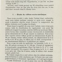 0157 - Page 155 - Mémoires. Le système neuro-végétatif chez les adénoïdiens. Par MM. Rebattu et Paufique... I. Etude de la tension artérielle / II. Etude du réflexe oculo-cardiaque