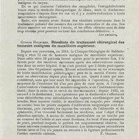0501 - Page 499 - Revue analytique (Ouvrages, thèses et articles). Georges Portmann et Noël Moreau. - La diathermie et ses applications oto-rhino-laryngologiques. Acta Oto-laryngologica... / Gunnar Holmgren. Résultats du traitement chirurgical des tumeurs malignes du maxillaire supérieur [F. Olaison] / F. Nagelschmidt. - La diathermie chirurgicale dans les affections de la tête et du cou. Acta oto-Lar...