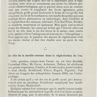0579 - Page 577 - Mémoires. Greffe des tissus osseux, cartilagineux et graisseux en oto-laryngologie au point de vue biologique, expérimental et clinique. Par le Professeur Bourak... Le rôle du périoste dans la régénération de la greffet / Le rôle de la moelle osseuse dans la régénération de l'os