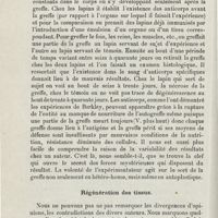 0584 - Page 582 - Mémoires. Greffe des tissus osseux, cartilagineux et graisseux en oto-laryngologie au point de vue biologique, expérimental et clinique. Par le Professeur Bourak... Le sort des greffes osseuses lié à la formation dans le corps des anticorps spécifiques / Régénération des tissus