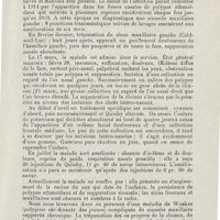 0611 - Page 609 - Sociétés savantes. Société de laryngologie des hôpitaux de Paris. Séance du 18 novembre 1925. Grivot et Louis Leroux. - Suppuration naso-sinusale d'origine syphilitique