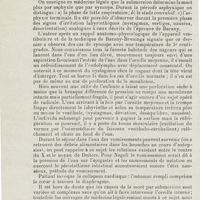 0640 - Page 638 - Revue analytique (Ouvrages, thèses et articles). Dench. - Quelques remarques sur la chirurgie du labyrinthe. The Laryngoscope... / Pascual de Juan. - Le nystagmus vestibulaire et la mort par submersion. Revista Espanala y America de Laryngologie...