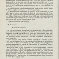 0730 - Page 728 - Sociétés savantes. Société de laryngologie des hôpitaux de Paris. Séance du 9 décembre 1925. André Bloch et J. Lemoine. - Spasme clonique du voile, du pharynx et de la glotte chez un pseudo-bulbaire