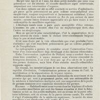 0831 - Page 830 - Sociétés savantes. Société de laryngologie des hôpitaux de Paris. Séance du 13 janvier 1926. M. Rouget. - Fracture du larynx / MM. Halphen et Aubin. - Deux cas de sinusite maxillaire chez l'enfant