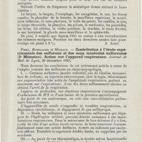 0892 - Page 891 - Revue analytique (Ouvrages, thèses et articles). B. Sekoulich. - Étude statistique sur les tumeurs malignes en oto-rhino-laryngologie. Revue de laryngologie... [A. Aubin] / Piery, Bonnamour et Milhaud. - Contribution à l'étude expérimentale des sulfureux et des eaux minérales sulfureuses (2e mémoire). Action sur l'appareil respiratoire. Journal de Méd. de Lyon... [D. Sargnon]