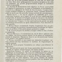 1201 - Page 1201 - Sociétés savantes. Société royale de médecine. Section de laryngologie. Séance du 4 décembre 1925. Ph. Franklin. - Sarcome de la cloison / Bell Tawse. - Perforation du palais