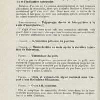 1206 - Page 1206 - Sociétés savantes. Société autrichienne d'otologie. 25 janvier 1926. Gatscher. - La valeur de la radiographie pour le diagnostic et l'indication opératoire / Urbantschitsch. - Polynévrite droite et hémiparésie à la suite d'encéphalite / Fremel. - Thrombose du golfe / Fremel. - Otite à S. mucosus / Pollack. - Nystagmus de ponction