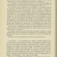 0038 - Page 38 - Mémoires. Clinique oto-rhino-laryngologique de l'Université de Turin (Directeur, Professeur G. Gavello). Institut de pathologie générale de l'Université de Turin (Directeur, Professeur B. Morpugo). Expériences de greffes de cartilage costal dans le larynx, par le Dr Ernesto Pallestrini... Conclusions