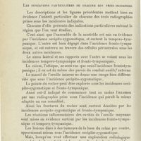 0314 - Page 302 - Mémoires. Étude radiologique du rocher et de la mastoïde. Méthode d'examen ; interprétation des images normales. Par P. Cottenot et Fidon. Méthode générale d'examen de la mastoïdien et du rocher / Les indications particulières de chacune des trois incidences