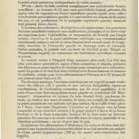 0614 - Page 602 - Société de laryngologie des hôpitaux de Paris. Séance du 15 février 1928. MM. Moulonguet, Louis, Leroux, Lemariey. - Trois cas d'abcès du cerveau après ostéite frontale