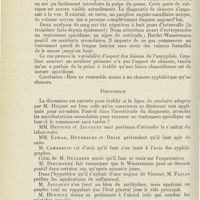 1214 - Page 1202 - Sociétés savantes. Compte rendu des séances de la Société bruxelloise d'oto-rhino-laryngologie 1927. Par le Dr Coelst... Séance du 29 avril 1927. Ulcération chancriforme de l'amygdale / Un cas de maladie de Hodgkin