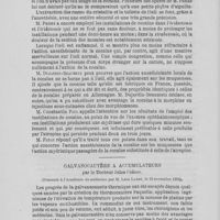 0027 - Page 26 - Sociétés savantes. Société d’Odontologie de Paris. Séance du 23 décembre 1884 / Sociétés savantes. Société d’Odontologie de Paris. Séance du 23 décembre 1884. Galvanocautère à accumulateurs par le Docteur Jules Chéron