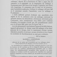 0057 - Page 56 - L'anésthésie par les mélanges titrés, méthode du Professeur P. Bert, et la machine à anésthésieur du Dr Dubois / Machine à anesthésier de Dr R. Dubois