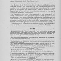 0125 - Page 124 - Nouvelles. Société d'odontologie de Paris. Seance du samedi 24 janvier 1885 / Avis