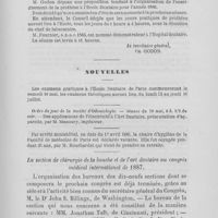 0212 - Page 211 - Association générale des dentistes de France. Société civile de l'école dentaire de Paris. Assemblée générale annuelle du mardi 27 janvier 1885. Conseil de direction. Séance du mardi 10 mars 1885 / Nouvelles. La section de chirurgie de la bouche et de l'art dentaire au congrès médical international de 1887