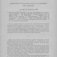 0424 - Page 457 - Revue des sociétés savantes. Dr Th. David. Association française pour l'avancement des sciences. Congrès de Grenoble 1885. Discours de M. Verneuil