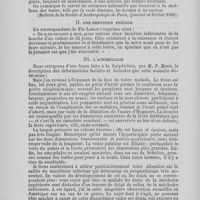 0419 - Page 384 - Miscellanea. Les habitants de l’ile de ré (Bulletin de la société d'Anthropologie de Paris, (Janvier et février 1890) / Une dentition précoce / L'acromégalie (Bulletin médical)