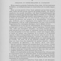 0595 - Page 544 - De l'extraction des dents ses indications et ses contre-indications par Edmond Papot. Définition — Historique / IIndications et contre-indications de l’extraction