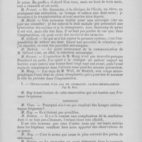 0622 - Page 571 - Société d'odontologie de Paris. Séance du mardi 4 novembre 1890. Nouveau mode de contention dans les différentes sortes de greffe dentaire par M. Gillard / Obsebvation d’un cas de stomatite ulcéro-membraneuse par M. Roy