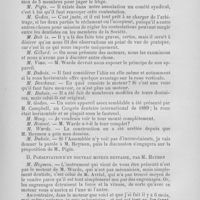 0081 - Page 73 - Société d’odontologie de Paris. Rapport de la commission nommée pour étudier la proposition de M. Godon relative à des modifications aux statuts par M. G. Viau. Séance du mardi 13 janvier 1891. Présentation d’un nouveau moteur dentaire, par M. Warde / IPrésentation d'un nouveau moteur dentaire, par M. Heymen