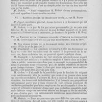 0085 - Page 77 - Société d’odontologie de Paris. Rapport de la commission nommée pour étudier la proposition de M. Godon relative à des modifications aux statuts par M. G. Viau. Séance du mardi 13 janvier 1891. IPrésentation d’un modèle d'articulateur, par M. Bidaut / Présentation d’un chalumeau oxydrique, par M. Bidaut / VRapport annuel du secrétaire général, par M. Papot / VIRapport de la commission chargée d'étudier la proposition de M. Godon relative au dosage des médicaments, par M. Roy