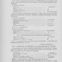 0114 - Page 106 - Revue de thérapeutique. Dentifrices antiseptiques / IGargarisme contre l'amygdalite (Bouchard) / IIDentifrice antiseptique à la saccharine (M. F. Cordin)