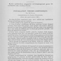 0125 - Page 109 - Installation thermo-airhydrique par M. Foulon