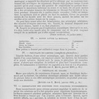 0160 - Page 144 - Revue de thérapeutique. Élixir dentaire. (Le bulletin médical) / ITraitement des névralgies du trijumeau. (Union médicale, 12 juillet 1890) / IIPotion contre la migraine (Berichte von E. Merck, janvier 1889) / IPhénylate de camphre (Camphora phénylica) (Berichte von E. Merck, janvier 1889) / Phénylate de cocaïne. (Berichte von E. Merck, janvier 1889) / VConservation des solutions pour injections hypodermiques. (Gaz. Hebd. , 1889, 12)