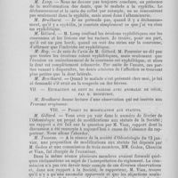 0314 - Page 274 - Société d’odontologie de Paris. Séance du mardi 5 mai 1891. VCas de syphilis dentaire. Présentation des modèles, par M. Brodhurst / VI— Extraction de dent de sagesse avec anomalie de siège, par M. Brodhurst / VIIProjet de modification aux statuts