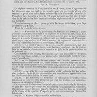 0322 - Page 282 - Chronique professionnelle. Rapport