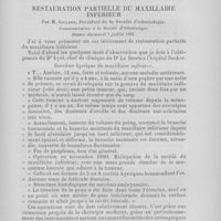 0401 - Page 349 - Restauration partielle du maxillaire inférieur par M. Gillard. Séance du mardi 7 juillet 1891