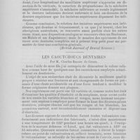 0430 - Page 378 - Revue de l'étranger. Les arcades dentaires dans les cranes des australiens aborigènes. (British Journal of Dental Science) / Les caoutchoucs dentaires par M. Charles Bright. (Journal of the British Dental Association)
