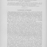 0466 - Page 414 - Chronique professionnelle. Les facultés de médecine et le budget / La dentisterie au Danemark