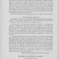 0530 - Page 470 - Revue de l'étranger. Combinaison d’amalgame et de ciment. (Journal of the British Dental Association et Quarterly Circular) / Les dents des orientaux (Journal of the British Dental Association) / Résumé des journaux russes par M. Broussilowsky (Commun. Broussilovsky)