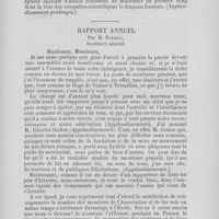 0581 - Page 513 - Conférence de M. Le Dr Marié / Rapport annuel par M. Tusseau