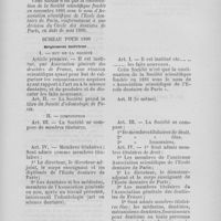 0599 - Page 531 - Société d’odontologie de Paris - Bureau pour 1890. But de la société / IComposition