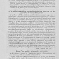 0425 - Page 418 - Revue analytique. La symbiose considérée plus spécialement au point de vue des bactéries du canal alimentaire (Dent. Cosmos, mai 1906.) / Choix d’une matière obturatrice convenable (Dent. Cosmos, mai 1906.)