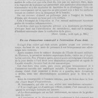 0523 - Page 516 - Revue analytique. Maladie du caoutchouc (Dent. Cosm. , août 1906) / Un cas d’amaurose consécutif à l’extraction d'une dent (La stomatologia, juil. 1906)
