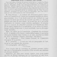0324 - Page 321 - Chronique professionnelle. Le service militaire et les chirurgiens-dentistes au sénat - Intervention de M. Le sénateur Paul Strauss / Ministère de l'instruction publique et des beaux-arts