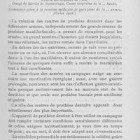 0198 - Page 197 - Travaux originaux. Notes sur la prothèse dentaire d’armée. Dentiers à dents d’aluminium par Marcel Darcissac