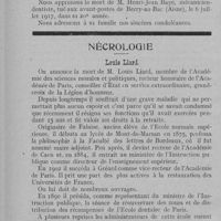 0418 - Page 418 - Livre d’or des dentistes. Mort au champ d’honneur. Jean Baye / Nécrologie. ?louis Liard