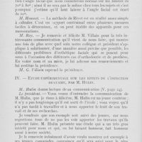 0057 - Page 56 - Sociétés scientifiques. Société d’odontologie de Paris. Séance du 3 mai 1921. IIUtilisation de l’angle dento-maxillo-facial en prothèse et orthopédie dentaires, par M. G. Villain / IEtude expérimentale sur i-es effets de l’infection dentaire, par M. Hulin