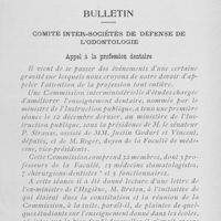 0070 - Page 69 - Bulletin. Comité inter-sociétés de défense de l’odontologie