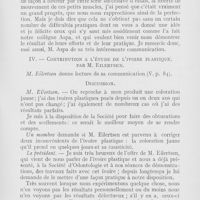0115 - Page 115 - Sociétés scientifiques. Société d'odontologie de Paris. Séance du 7 juin 1921. IIDent artificielle et son attache indépendante, par M. Aspa / IContribution à l’étude de l’ivoire plastique, par M. Eilertsen
